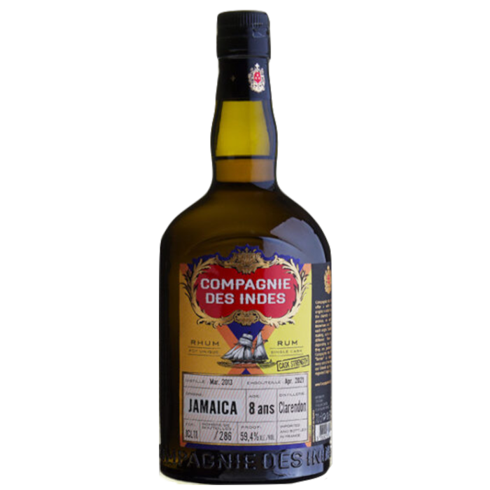 La Compagnie des Indes - Jamaïque Clarendon 8 ans - 59.4° - 70cL