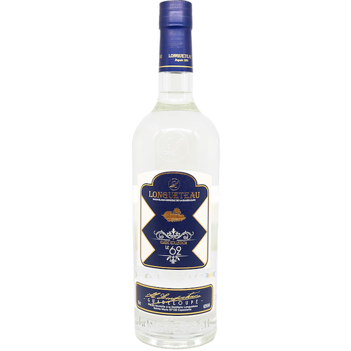 Rhum blanc Longueteau - Cuvée classique - 62°- 70cl