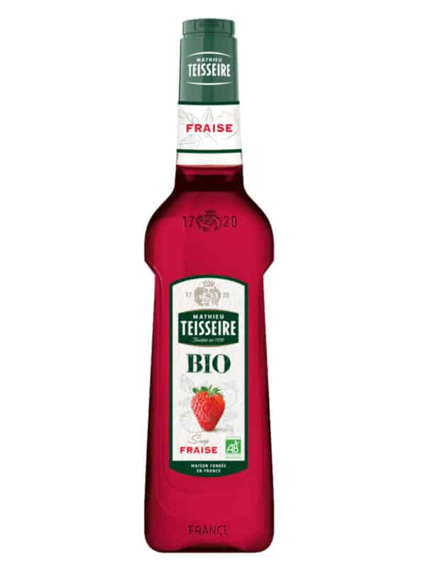 fraise bio sirop teisseire