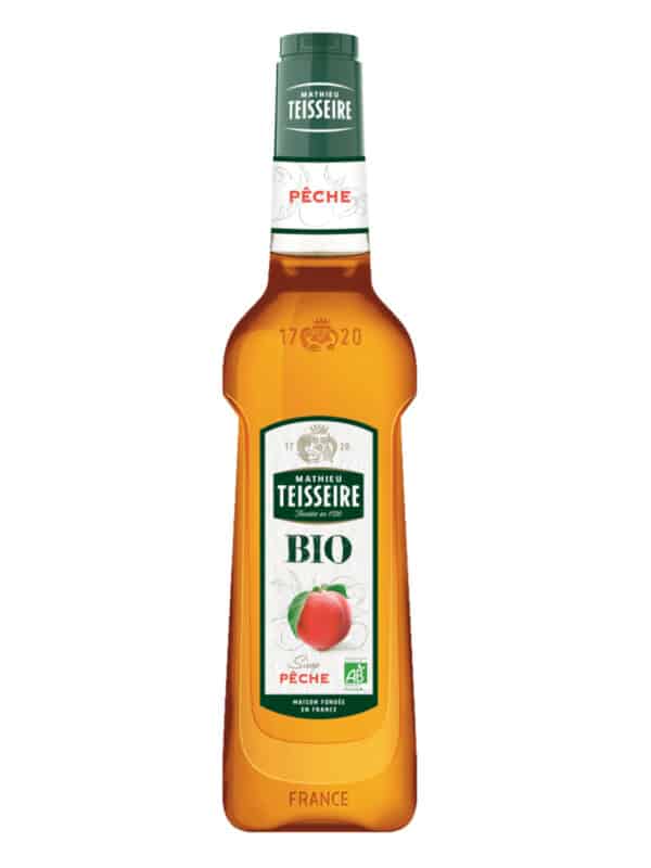 pêche bio sirop teisseire