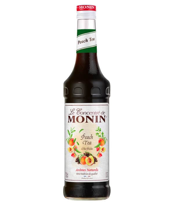 thé pêche sirop monin